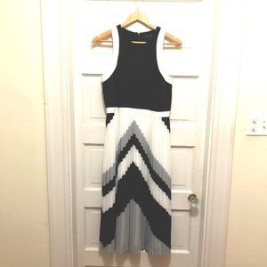 Ann Taylor Chevron Sleeveless Dress Size 6
